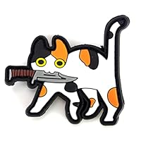 Amazon.co.jp: RESPEC ベルクロ パッチ PVC ワッペン ナイフを