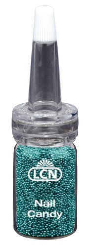 LCN Nail Candy Torquoise 9 Micro Beads For Nail Designs 5ml
