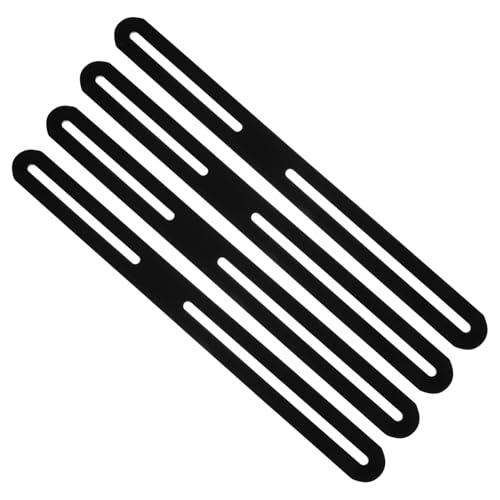 KICHOUSE Flat Joining Plate 4pcs Stainless Steel Repair Plates Mounting Brackets for Furniture Reinforcement