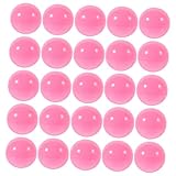 WHAMVOX Tombola 50 Stück Lotteriekugel Rosa Kugeln Nummeriert Kapselmaschinenbälle Nahtlose Bälle 121 Krocket Kapselkugeln Tischtennisball Tischfussball Toy Partyzubehör Spielzubehör Pvc