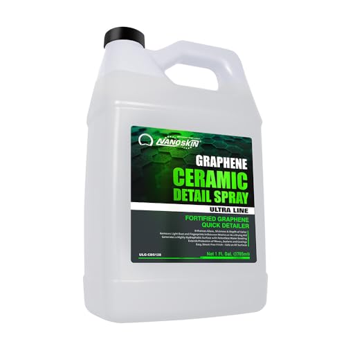 Nanoskin Graphene Ceramic Detail Spray 1 Gallons &ndash; Hydrophobic Waterless Quick Detailer for Car...