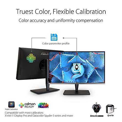 Image of ASUS ProArt Display 32 inch 4K HDR Computer Monitor (PA32UCG-K) - UHD (3840 x 2160), Mini-LED IPS, 1600nits, 120Hz, 10-bit, Thunderbolt 3, HDMI2.1, w /Calibrator, Compatible With Laptop & Mac Monitor,Black