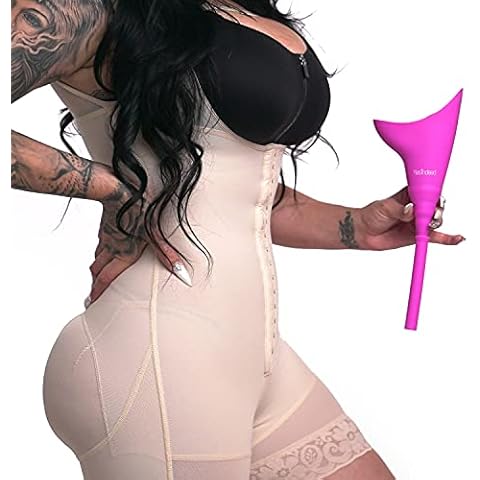 The Original YESINDEED Female Urination Device Silicone Funnel Urine Cups Portable Urinal for Women Standing Up to Pee Reusable Easy to Clean, for After Surgery, Outdoor +Extension Tube (Purple) Cover