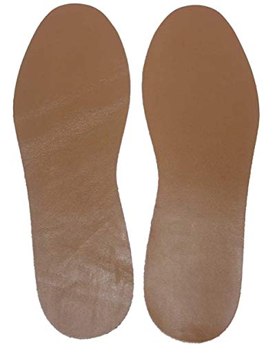 近藤(Kondo)靴 中敷き メンズ 薄い 本皮 ゴート革 超薄型 内側 ソール インソール ブラウン 紳士用 (革靴 の サイズ調整 微調整、補修 お手入れ に)のサムネイル