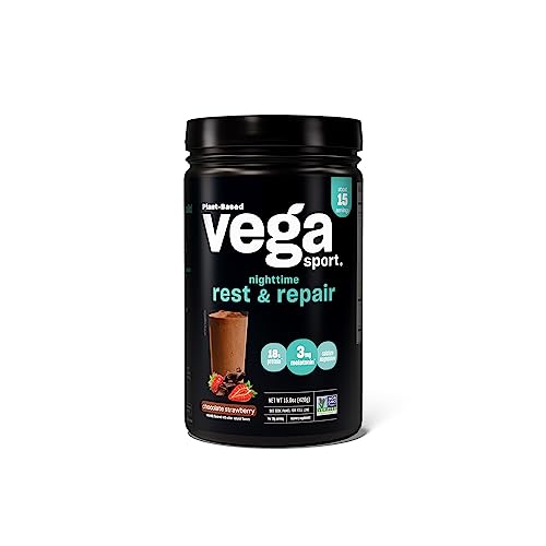 Vega Chocolate Strawberry Rest & Repair Powder, 15 OZ