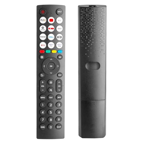 Fernbedienung Kompatibel Mit Hisense Smart TV VIDAA LCD LED UHD TV 55E7HQ 50E77HQ 55E77HQ 55U8HQ 65U7HQ 65U8HQ 55U8HAU 65U8HAU 75U8HAU Ersatz Controller, Keine Konfiguration erforderlich
