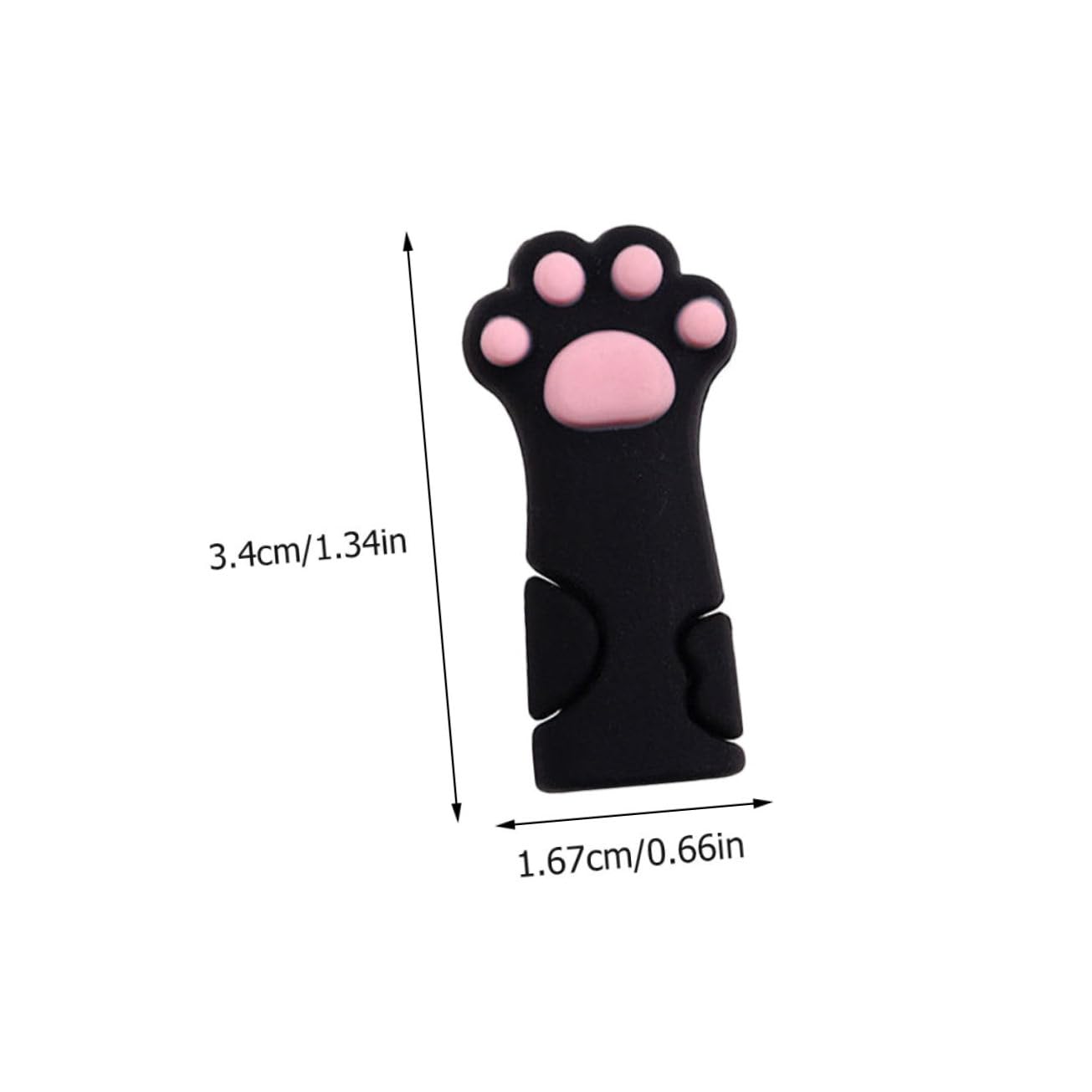 FRCOLOR Protective Scissors Cap for Nail Clippers 6pcs Cat Paw Covers Tweezers Cap Tool Storage Cover