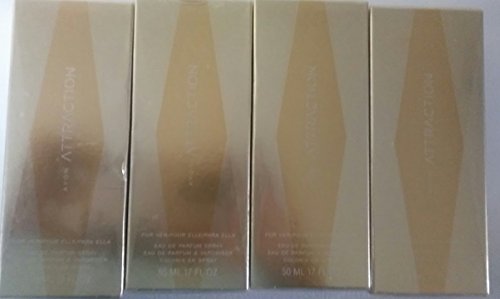 Avon Attraction For Her Perfume Lot of 4