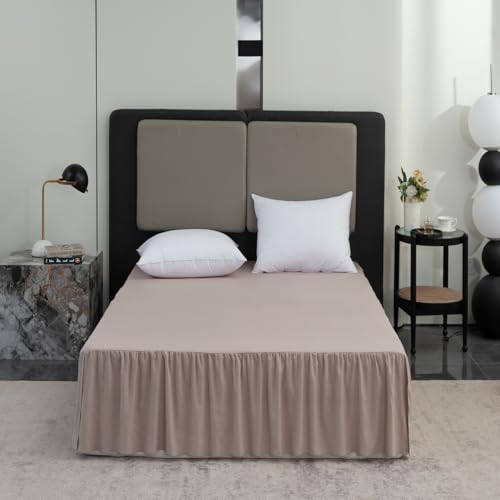 Image of Bed Skirt Full Size 18 Inch Drop Ruffled Bed Skirt with Split Corners