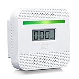 Carbon Monoxide Detectors, Battery Powered CO Alarm with Digital Display,Portable CO Alarm Detector Monitor Accurate & Easy to Read, for Travel/Car/House/Kitchen/Restaurant/Hotel/Office (1)