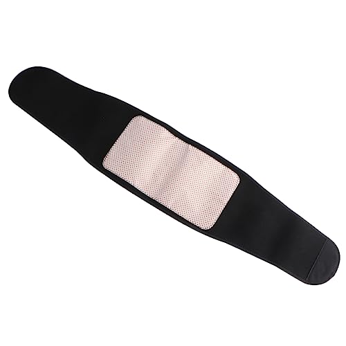 FRCOLOR 1pc Spontaneous Heating Belt Stomach Relief for Waist Belt Mini Fridge for Lower Back Back Warmer Lumbar Punch Mitts Heating Waist Pad Black