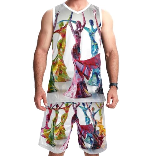 Combinaison de basket-ball avec poches maillot de sport équipe mixte grande taille 5XL