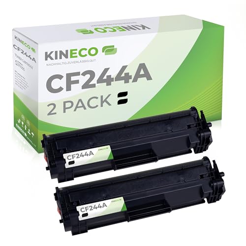 Kineco CF244A 44A Toner Kompatibel für HP LaserJet Pro M15w für LaserJet Pro MFP M28w Toner M28a M15a,Doppelpack Schwarz