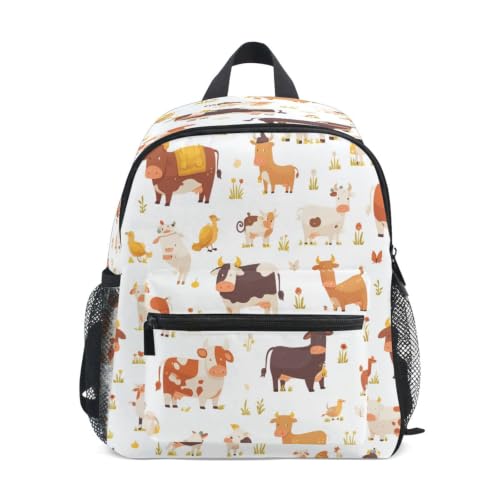 Sac à dos enfant vache dessin animé, le cadeau parfait pour filles et garçons
