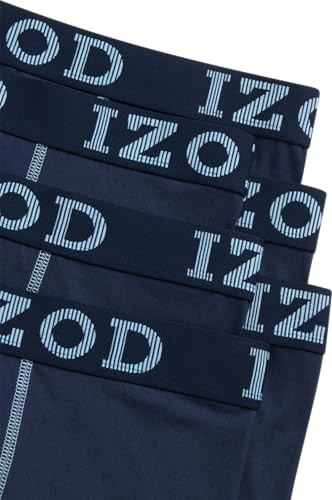 IZOD Mens Boxer Briefs - 6 Pack Soft Stretch Mens Underwear Boxers with Contour Pouch, Athletic Briefs for Men (Sizes: S-XL)2