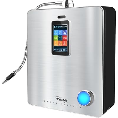 Tyent - Ace-13 Water Ionizer - Advanced Hydrogen Alkaline Water System - Adjustable pH Levels - Dual Ultra Filtration - Touch Screen Control - Turbo Power - Hydration & Wellness - Pure Drinking Water