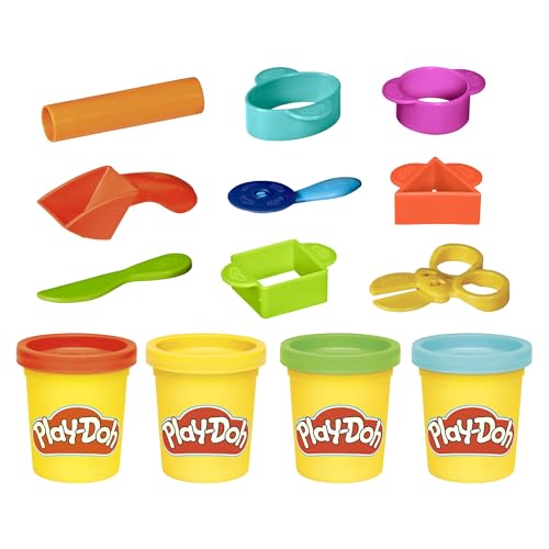 image for Play-Doh Starter Set 9-Piece Kit with Storage Tote & 4 Modeling Compou