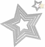 Sizzix Framelits Plus Die 19.05㎝×19.05㎝ Amazon.com: Sizzix Framelits Die Set 5/PK - Stars