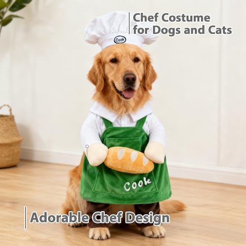 Disfraz de Chef para Perros y Gatos Talla B2 miniatura 2