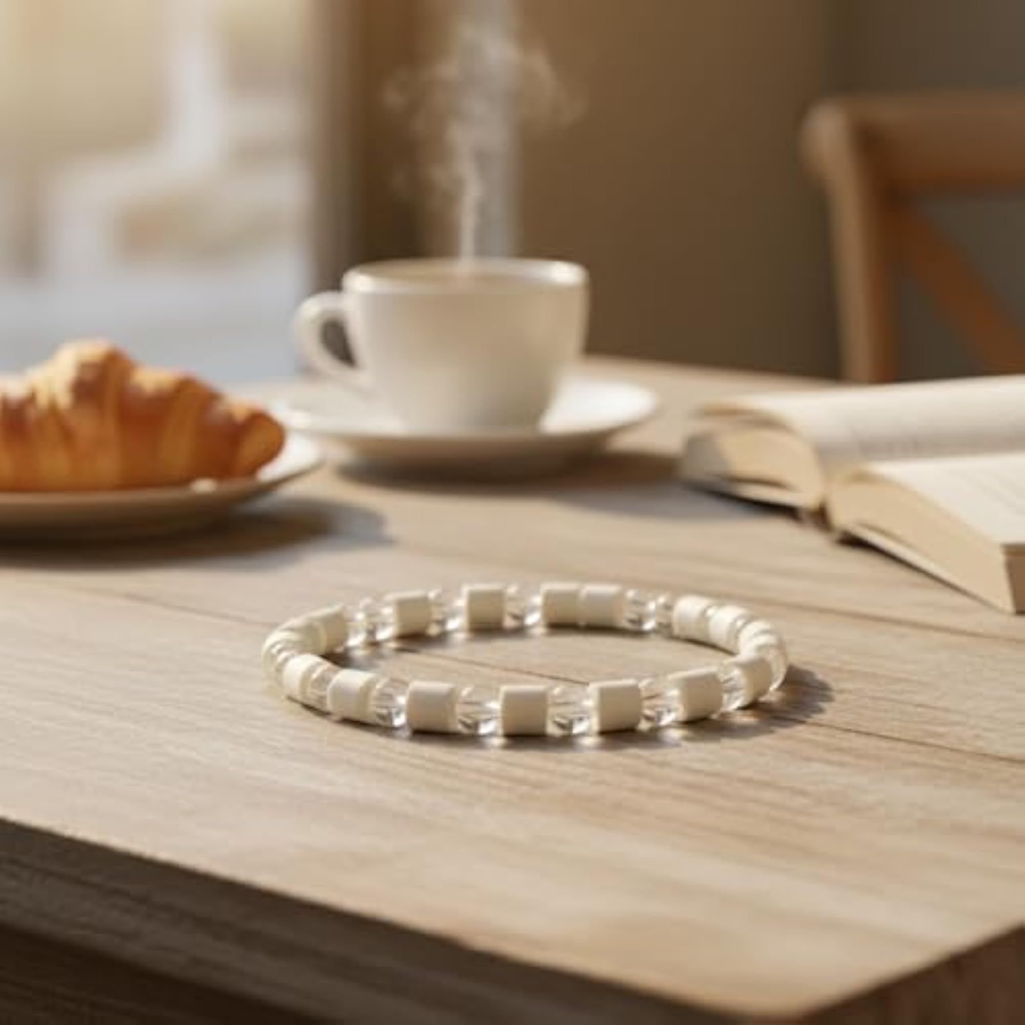 Probiotic Therapeutic Ceramic & Glass Beads Health Bracelet, Unisex