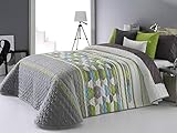 Fabricado en España Reig Marti - Colcha Bouti Toler 2P Cama 90 - Color Gris C08