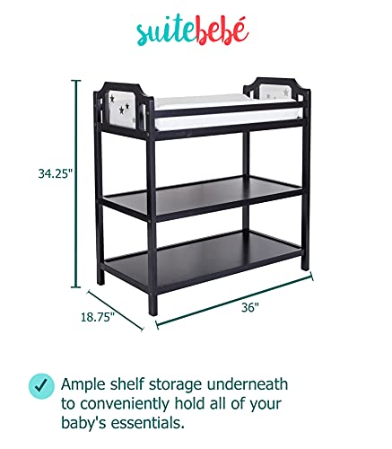 Image of Suite Bebe Celeste Changing Table Black