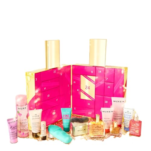 Nuxe Beauty Advent Calendar (213 Value) 24-Day Luxury Skincare & Women Bodycare Gift Set With Iconic Huile Prodigieuse & Customer Favourites Limited Edition Countdown