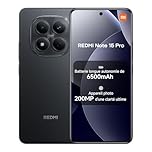Xiaomi REDMI Note 15 Pro, Smartphone 8+256Go, Batterie Longue autonomie 6500mAh, Appareil Photo 200 Mpx, Résistance à l'eau IP65, Écran AMOLED FHD+ 6,77", Noir, Garantie 2 Ans, Chargeur Non Inclus
