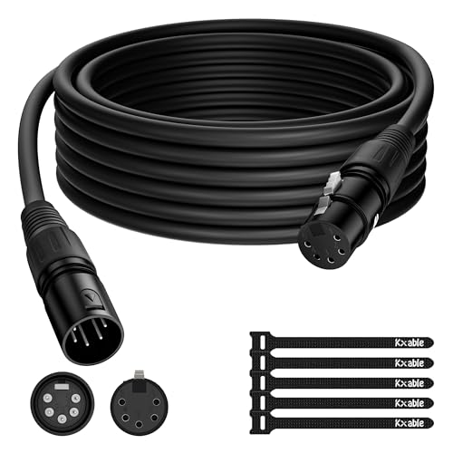 Câble DMX XLR à 5 broches de qualité supérieure durable