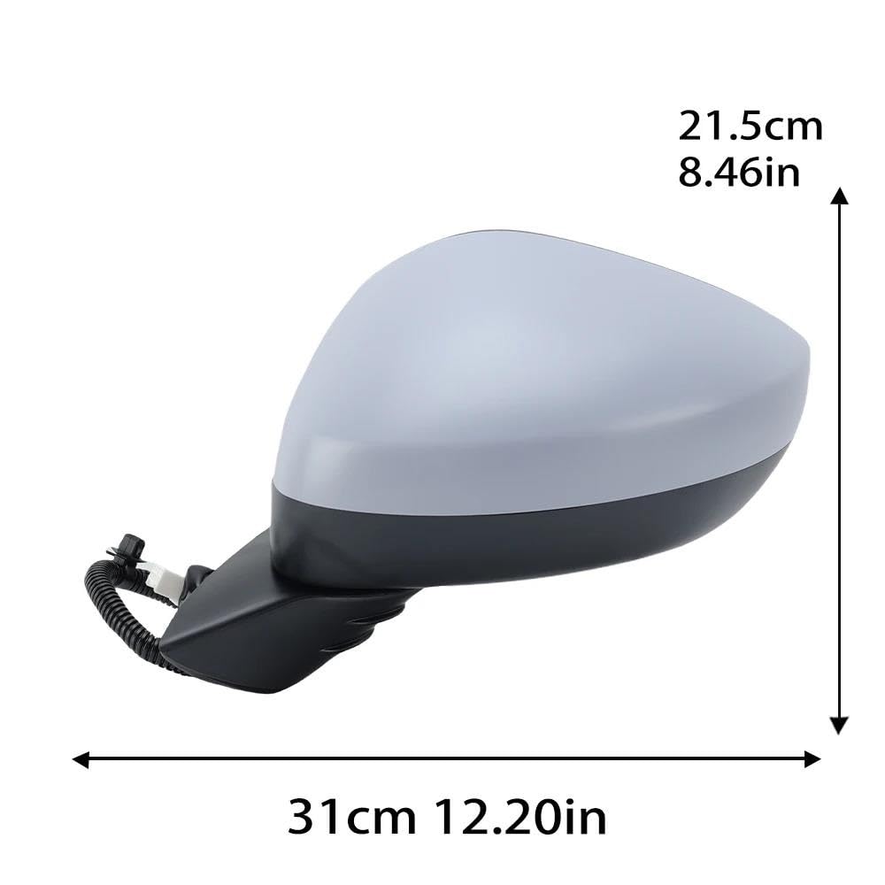 Specchietti Esterni Completi Specchietto Retrovisore A 3 Pin Per Civic 2022 2023 Primer Grigio Senza Laterale Pieghevole Manuale Riscaldato Accessori Auto Retrovisore Esterno Auto(Sinistra)