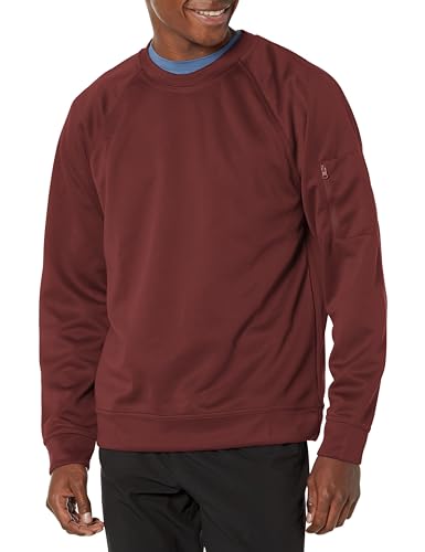Sweatshirt CLIQUE Lift Performance Crewneck bordeaux XS anti-humidité pour éviter les frissons