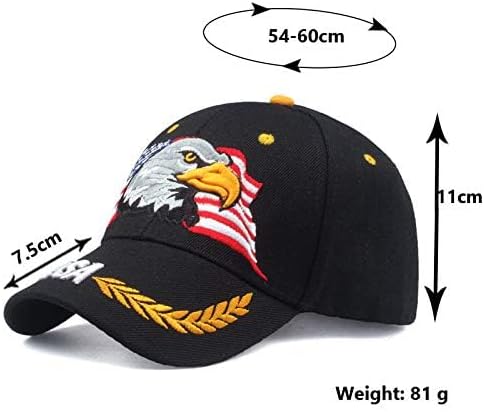 Patriotic USA American Bald Eagle Base-Ball Dad Hat Cap for Men or Women - Image 6