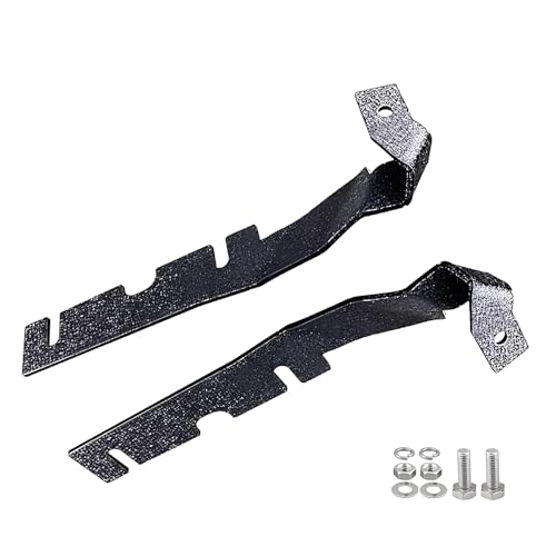 Teurroie Hood Hinge Ditch Work Light Mounting Brackets for 2009-2018 Dodge Ram 1500 2500 3500, Auxiliary Offroad LED Pod Headlight Side Mount