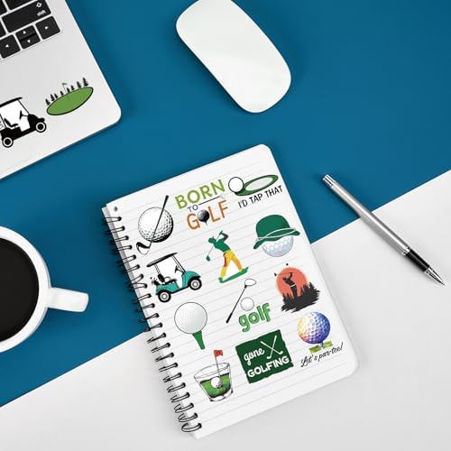 EWEISHEIT 50 Pcs Golf Stickers, Water-Resistant Vinyl Decals for Clubs - 3
