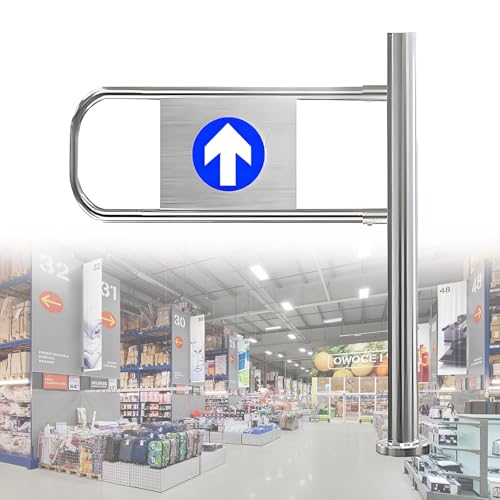 SpringLoaded Safety Swing Gate market Entrance Safety Gate 90° Metal Entrance Ber Automatic Closing Gatefor Industrial Factory market Aisle 53