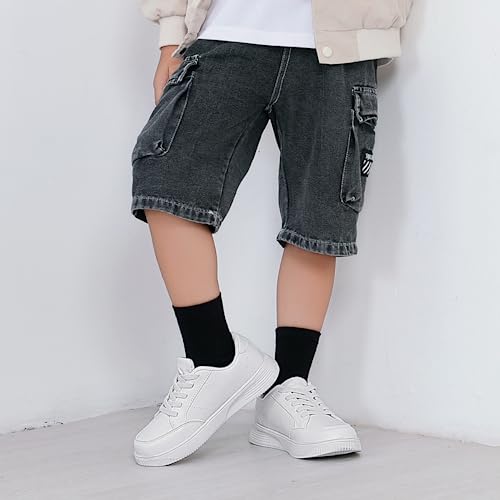 YAVY Unisex-Child Sneakers Boys Girls Running Leather Sneakers Breathable Mesh Athletic Shoes Lightweight Kids Walking Shoes3