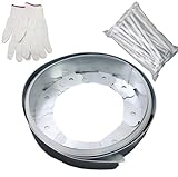 Instant Edging - 30ft Premium Metal No Dig Yard Edging Kit, for Landscaping, and Flower Gardens - (2' High) - Includes Edging Stakes (Metal 30ft' Roll)