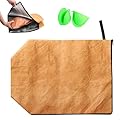 BBQ Blanket for Resting Meat, Meat Resting Blanket, Reusable Large Capacity Meat Insulated Resting Bag Zipper, Lightweight Foldable, Outdoor BBQ Smokers Grilling, Ensures Meat Tender Juicy (Brown A)
