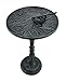 Verdigris Finished Cast Iron Dragonfly Sundial with Pedestal
