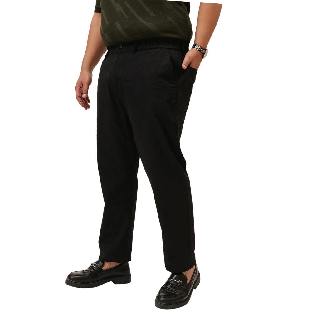 unstd Plus Size Men Stretchable Chino Pants Pure Cotton Casual Trousers for Men-picture-28