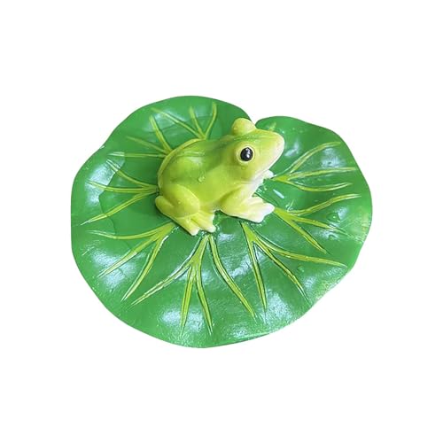 Kaizuca Frosch Garten Dekoration, Teich Deko Frösche Figuren, Gartendeko Statue für Zuhause, Garten, Zaun, Balkon, Terrasse, Rasen, Hof-Ornamente