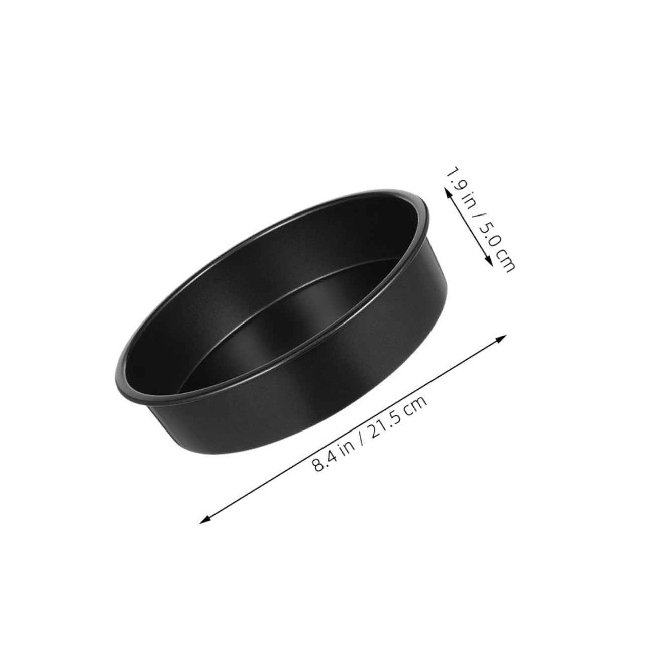 Moules à Gâteau Ronds en Acier au Carbone Ensemble de 3 Antiadhésifs Cuisson au Four Résistant aux Taches la Corrosion, Pâtisserie Maison
