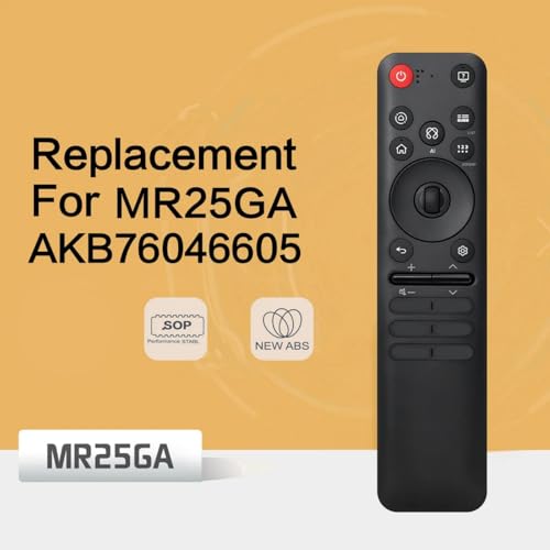 Télécommande AKB76046605 Plug Play vocale en polymère sans configuration requise