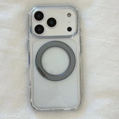 Coque iPhone 17 antichoc transparente avec poignée pour regarder vos vidéos en cuisine