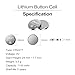PGSONIC 5 Pack CR2477 3 Volt Lithium Battery