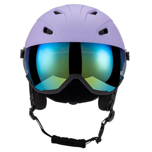 Kavolet Casco de esquí Integrado para Hombre y Mujer, Casco de Snowboard con Visera Desmontable, Orificios de ventilación, Resistente, cálido y Transpirable, Casco de esquí para Hombre y Mujer - imagen 3