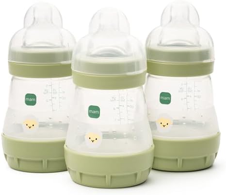 MAM 160 ml Anti Colic Bottle (3-Pack) (Gold)