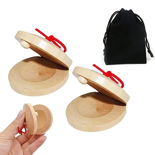 Bnoyoneras Kinder Holz Kastagnetten Set