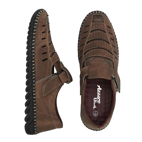 Image of AZZARO BLACK Men's R2270 GID Sandal