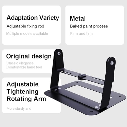 Support de projecteur avec rotation complète et assemblage rapide en aluminium